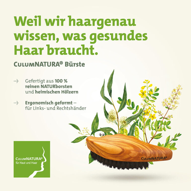 CULUMNATURA Poster Bürste Vorne